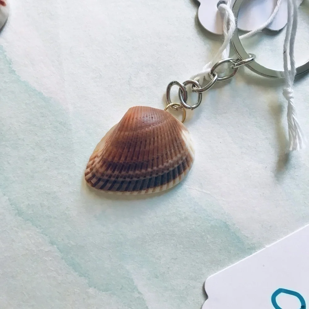 Handmade Shell art keychains